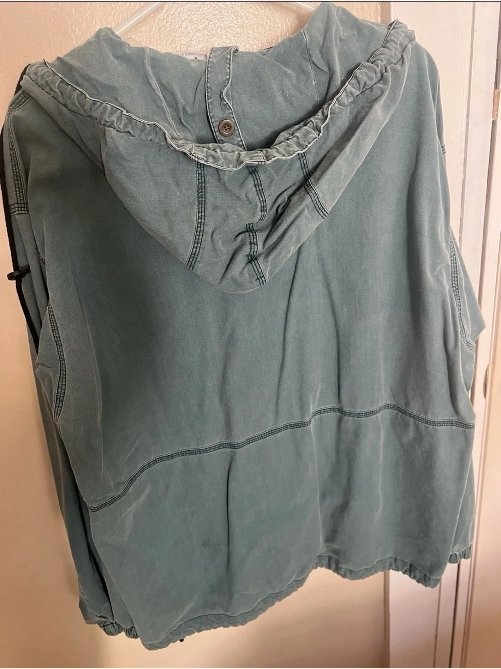 Vintage Columbia Sportswear Sage Green Hooded Anorak Pullover Jacket